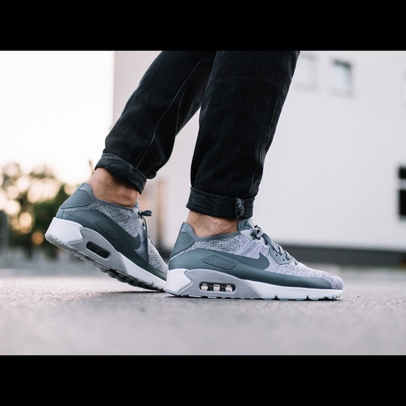 Nike Other - Nike Air Max 90 Ultra 2.0 Flyknit Cool Grey